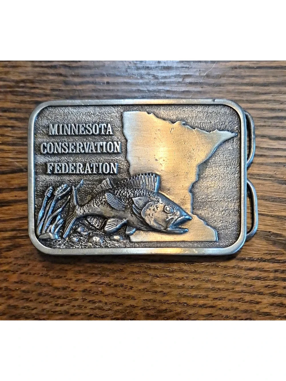 Minnesota Conservation Federation Western Belt Buckle Fish MN Limited 1982
